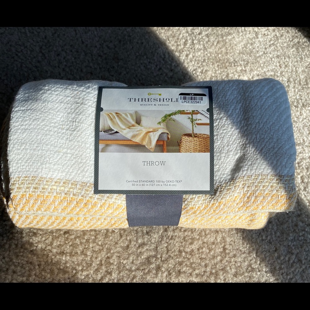 Threshold Cotton Woven Stripe Throw